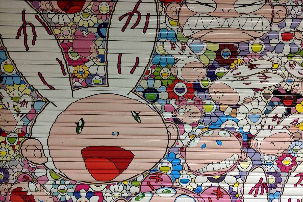 Super flat art in Nakano Broadway