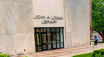 !Exterior of the Logan Library.