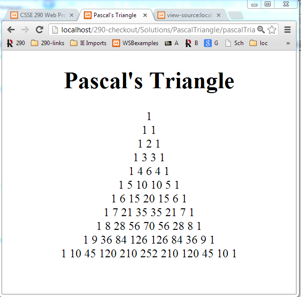 PascalTriangle