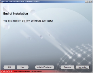 Step 19: End of Installer