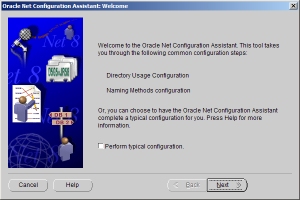 Step 9: Net Configuration Assistant