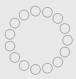 Example output of CircleOfCircles