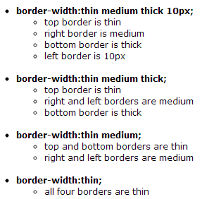 border-width arguments