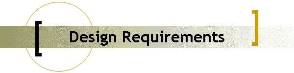 Design Requirements