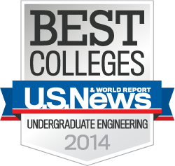 Rose-Hulman named 2014 Best College in Undergraduate Engineering