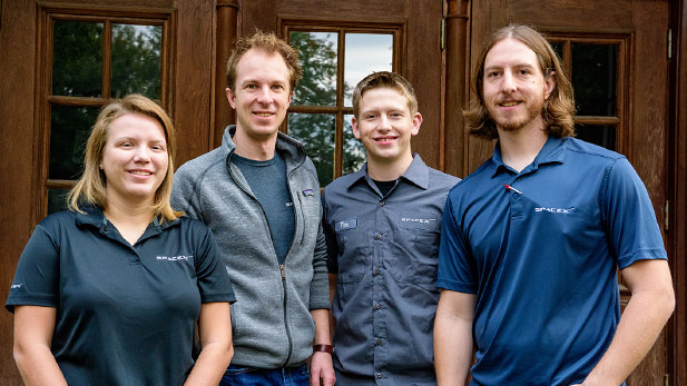 Katie Piens, Steven Schmitz, Tim Balz and Jeff Van Treuren.