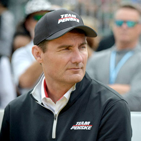 Tim Cindric at the Indy 500.