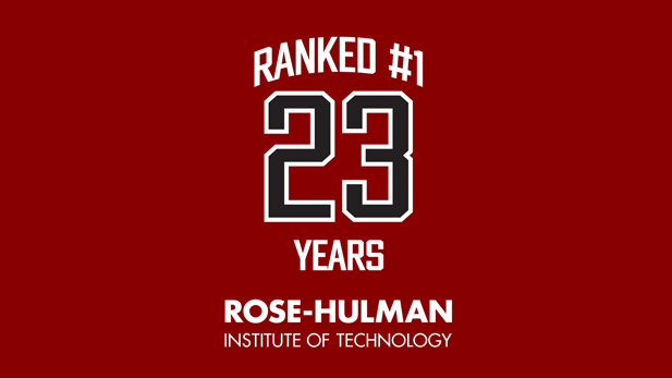 Image showing Rose-Hulman logo and number 23.
