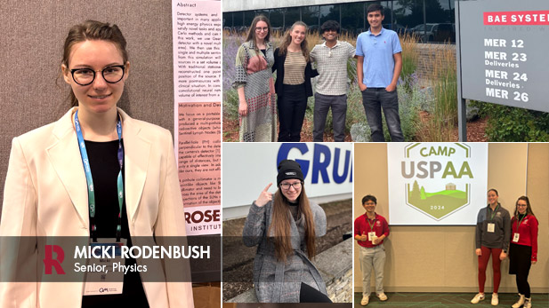 Collage image of Micki Rodenbush's activities