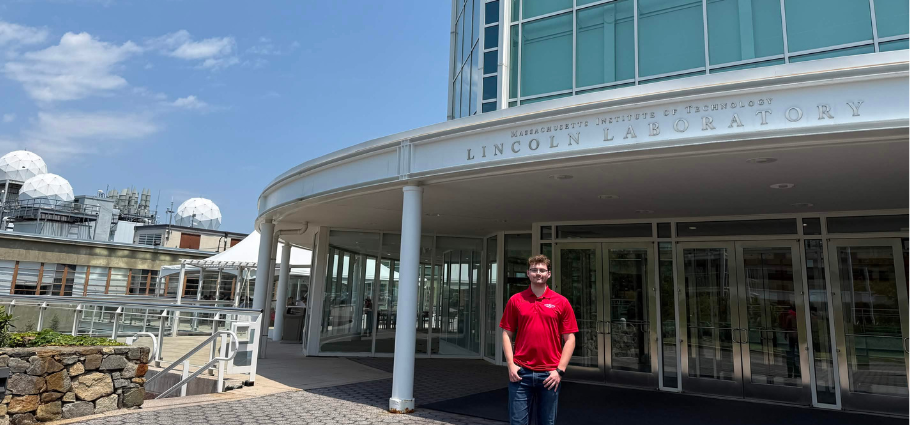 James Harris outside MIT Lincoln Lab.