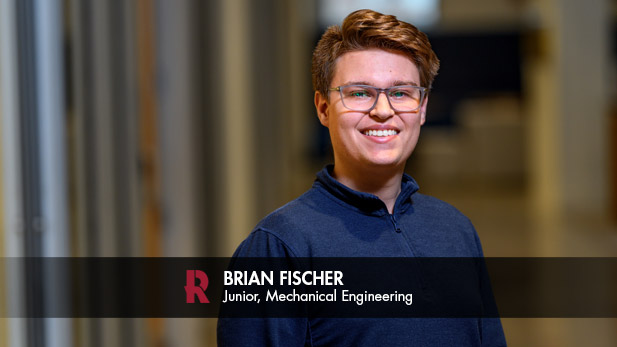 Profile photo of Brian Fischer, Junior, Mechanical Engineering