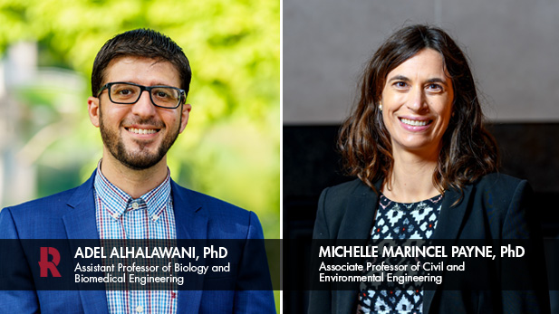 Profile photo of Adel Alhalawani and Michelle Marincel Payne